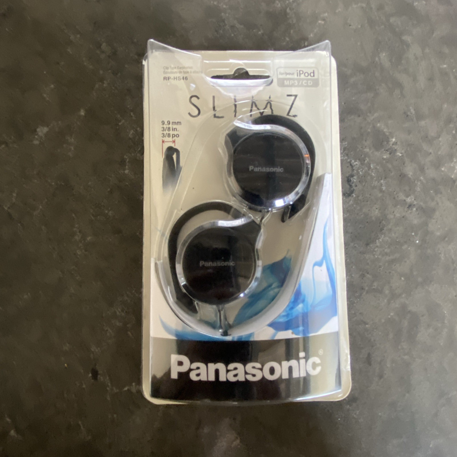 Panasonic RP-HS46 Ear-Hook Headphones – Black OPEN BOX NEW OLD STOCK