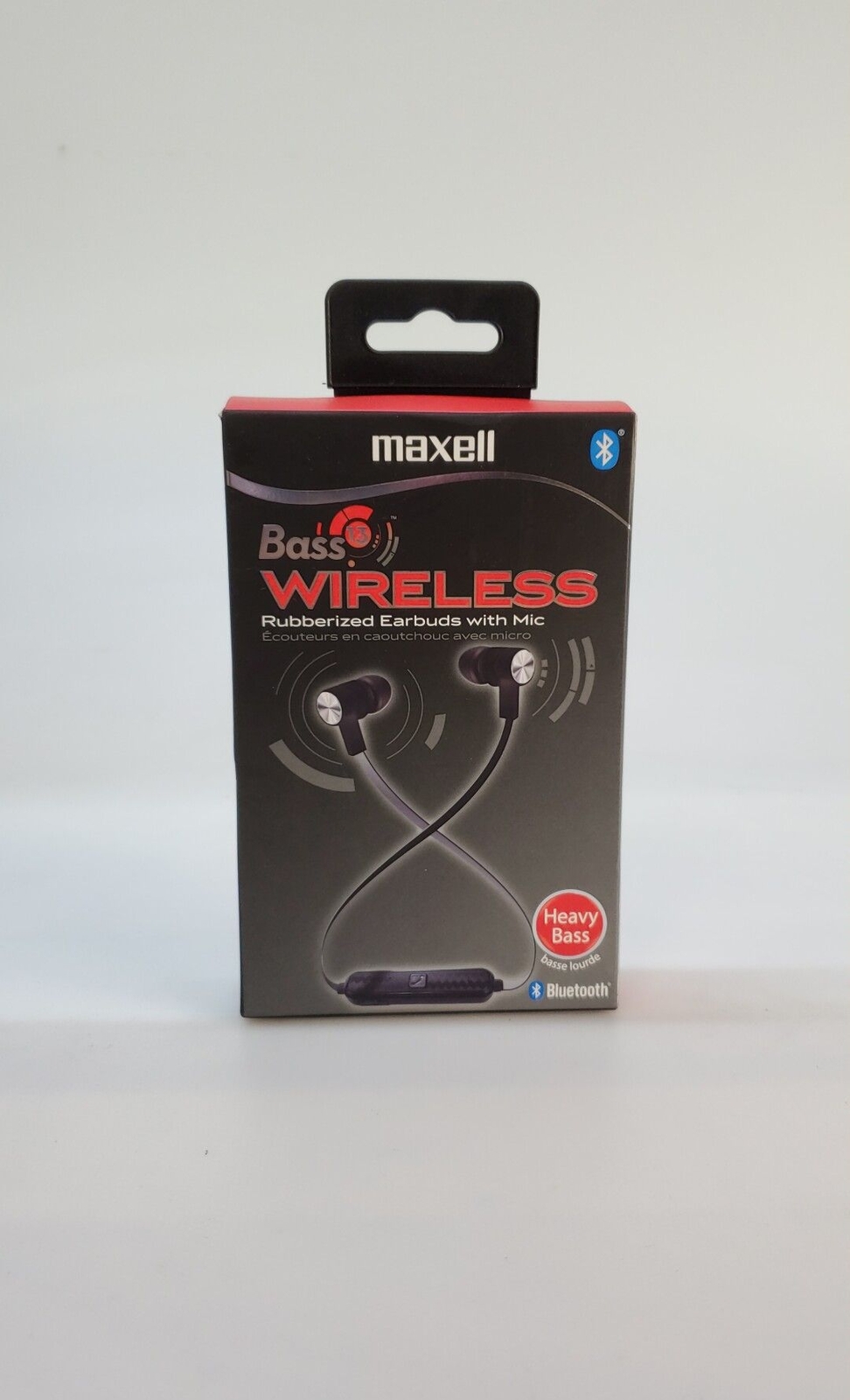 Maxell Bass 13 Wireless Bluetooth Earbuds With Mic Heavy Bass Black