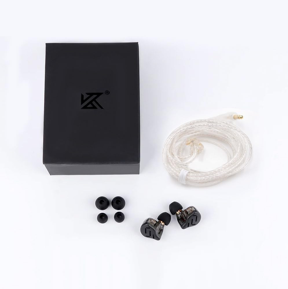 KZ Zax in Ear Headphones 7BA+1DD Hybrid 16 Drivers Hifi Noise Cancelling In