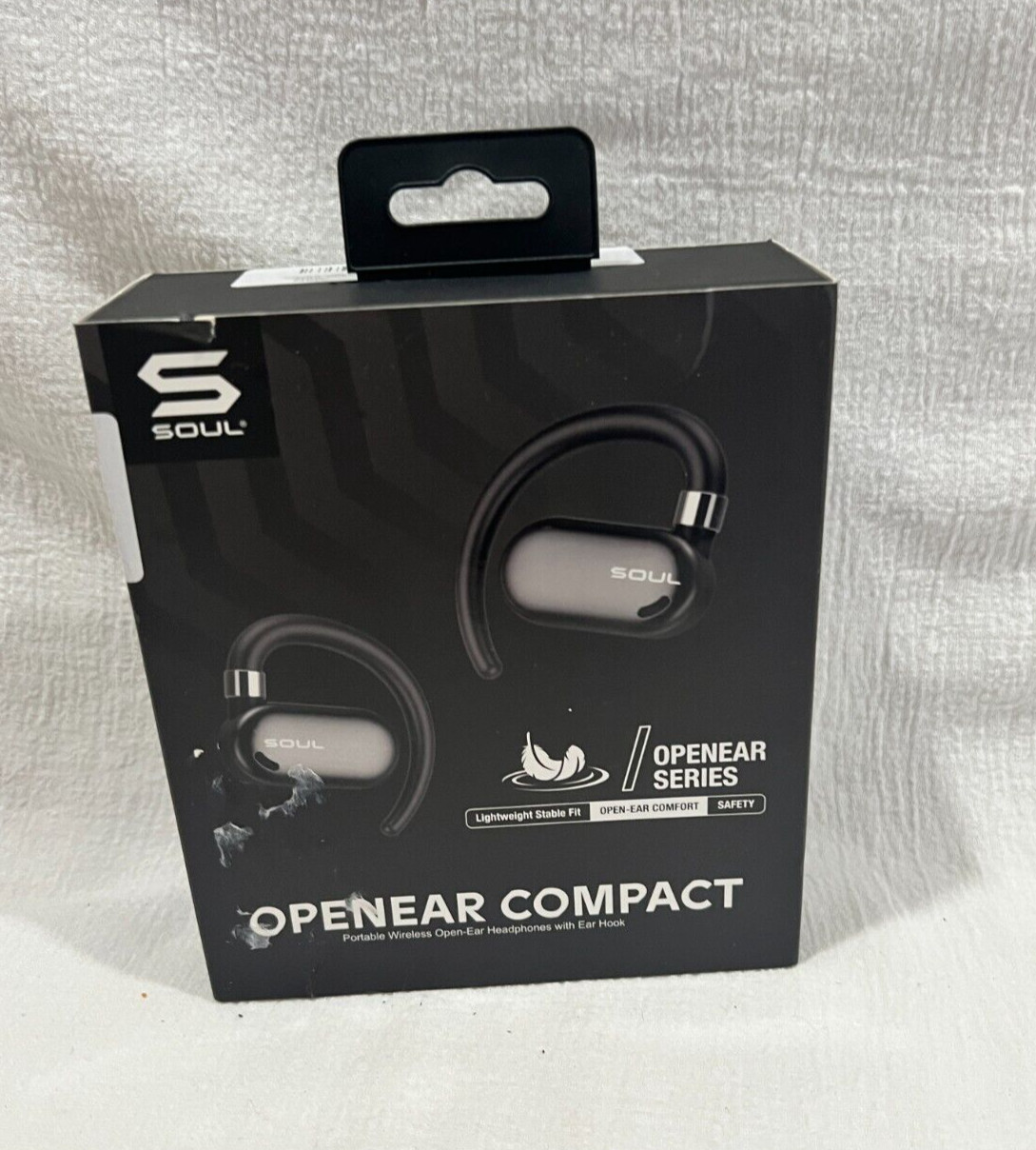 OPENEAR Wireless Portable Earphones BLACK Soul Series Touch Control USB