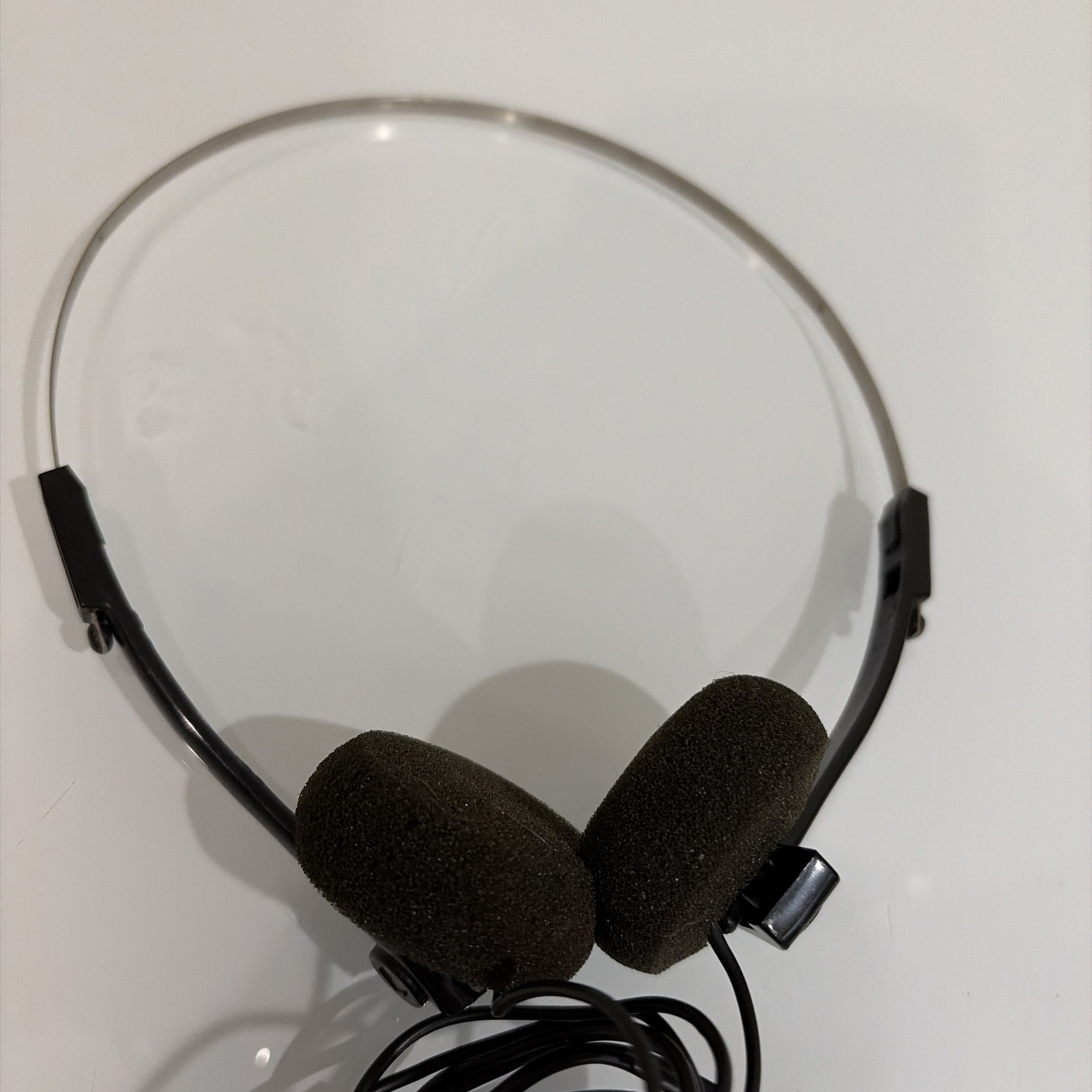 Vintage Wired Adjustable Headphones Lot Black & Orange