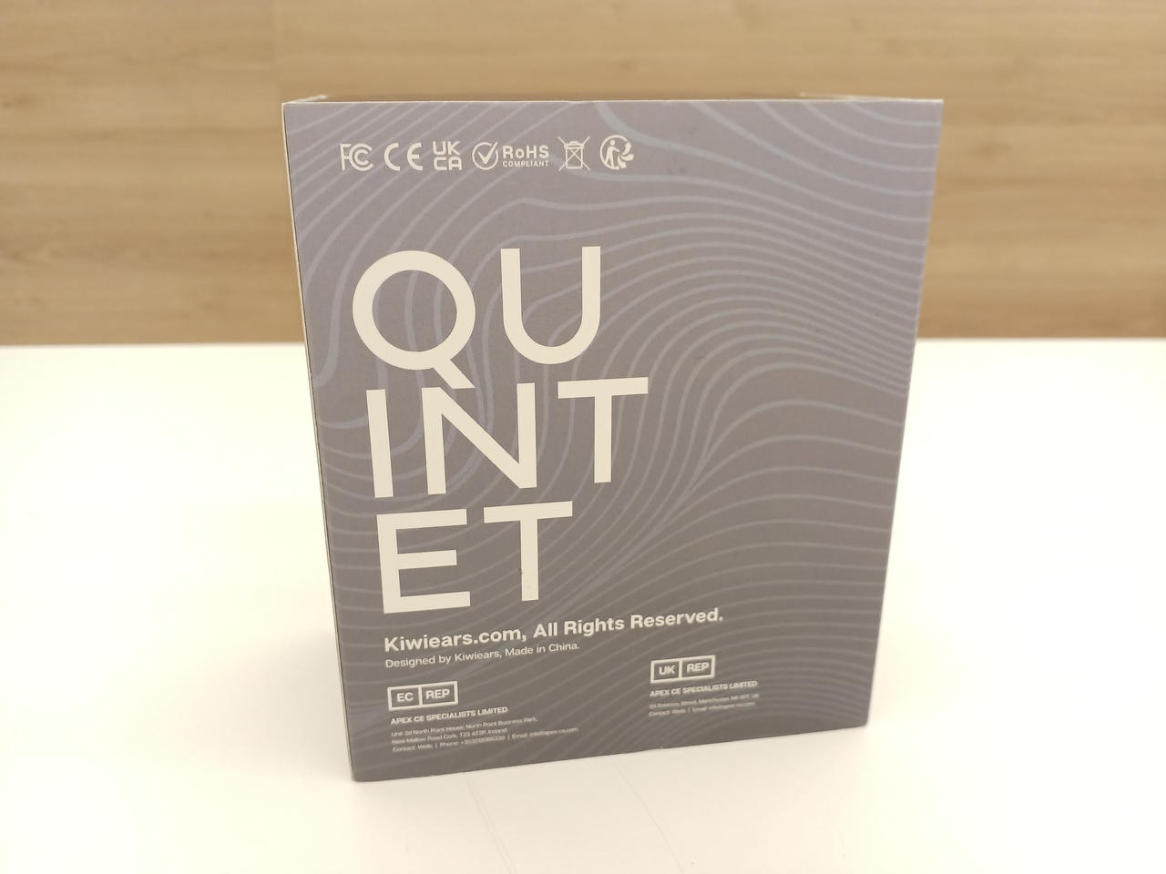KIWIEARS QUINTET Wired In-Ear Earphones, 10mm Driver, 32Ω, 1.2ft Cable
