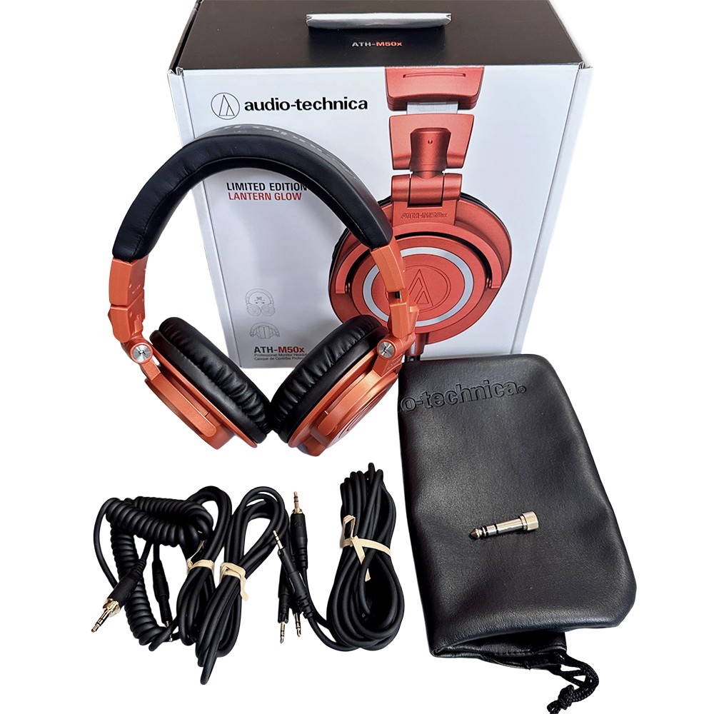 NEW Audio-Technica ATH-M50X Professional Over Ear Headphones – Orange