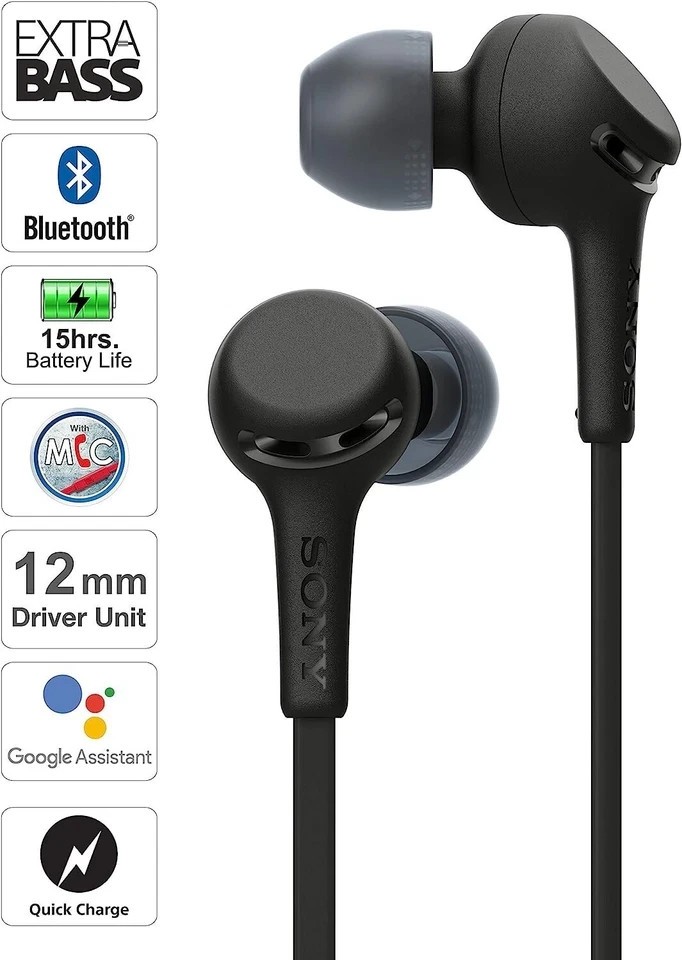 Sony WI-XB400 Wireless In-Ear Extra Bass Headphones With Mic for Phone Call