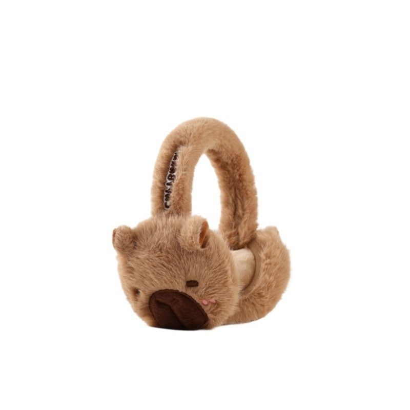 Comfortable Capybara Patterned Ear Protections Gear For Hiking And Commute