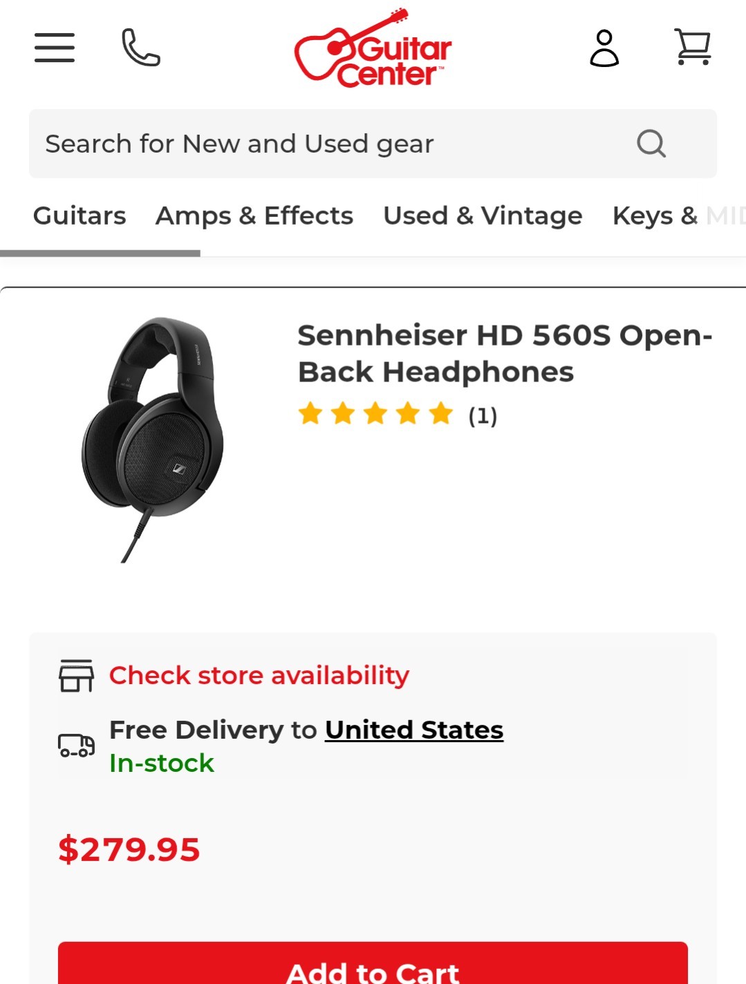 SENNHEISER HD 560 S Over-The-Ear Audiophile Headphones