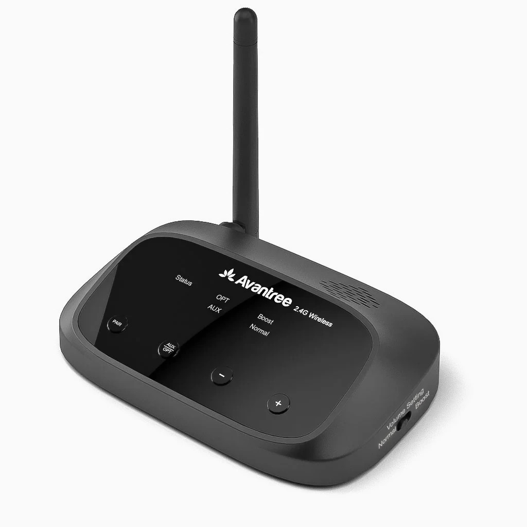 Avantree Quartet – Wireless Group Listening Headphones Transmitter for TV