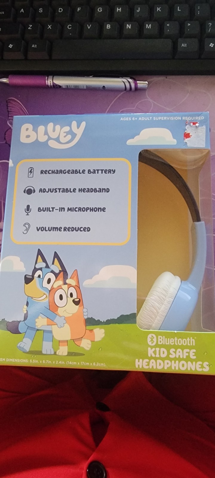 Bluey Kid Safe Headphones