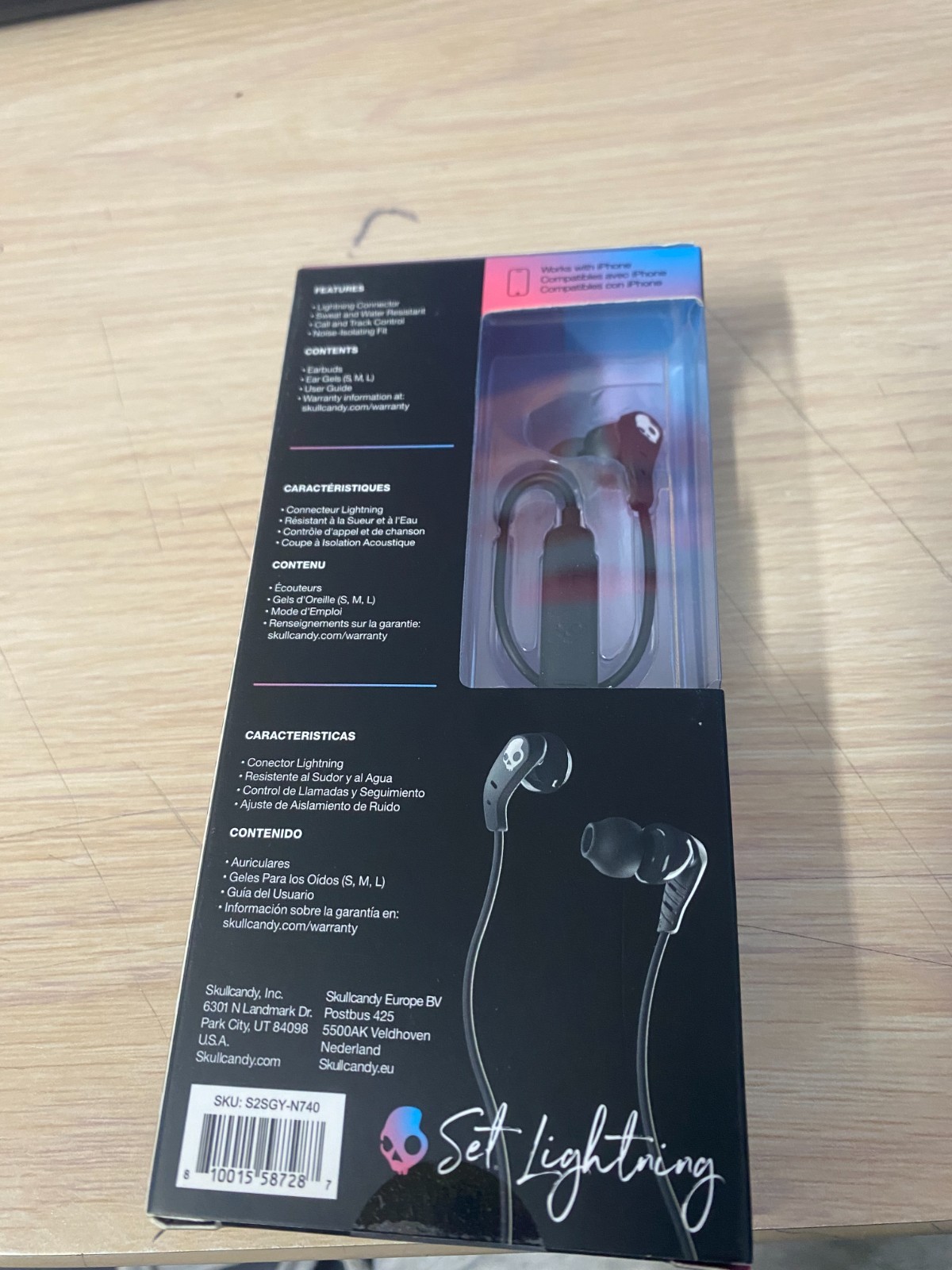 SkullCandy Set Lightning wired, in-ear earbuds