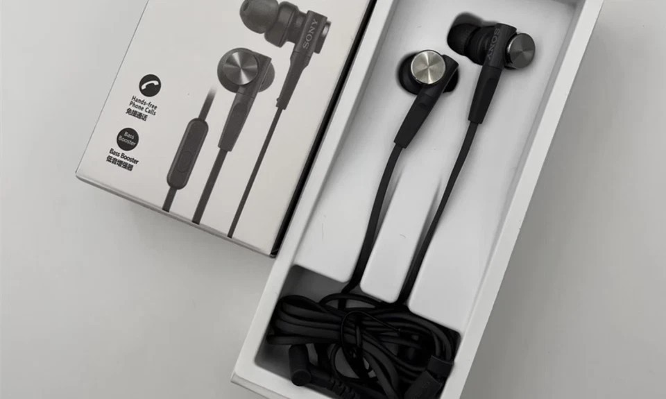 For SONY MDR-XB55AP Bass Booster In-Ear Wired Headphones In-line Remote Mic