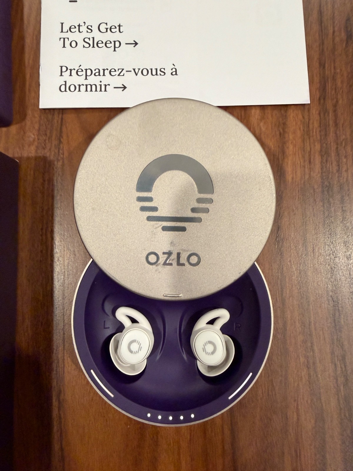 Ozlo Sleepbuds Wireless Bluetooth Earbuds White Low Use w OG Box Great Condition