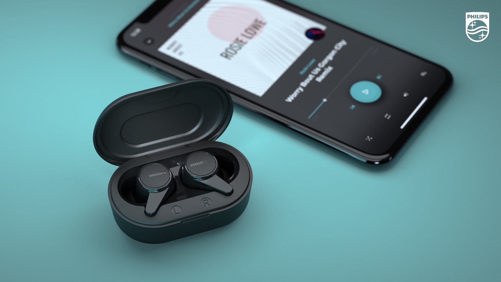 T1207 True Wireless Headphones with up to 18 Hours Playtime and IPX4 Water Resis