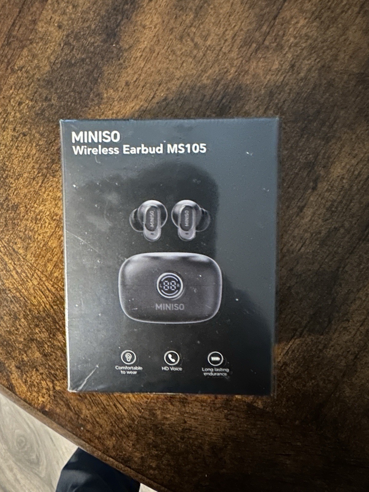 MINISO MS105 Wireless HD Voice In-Ear Earbuds Bluetooth Black
