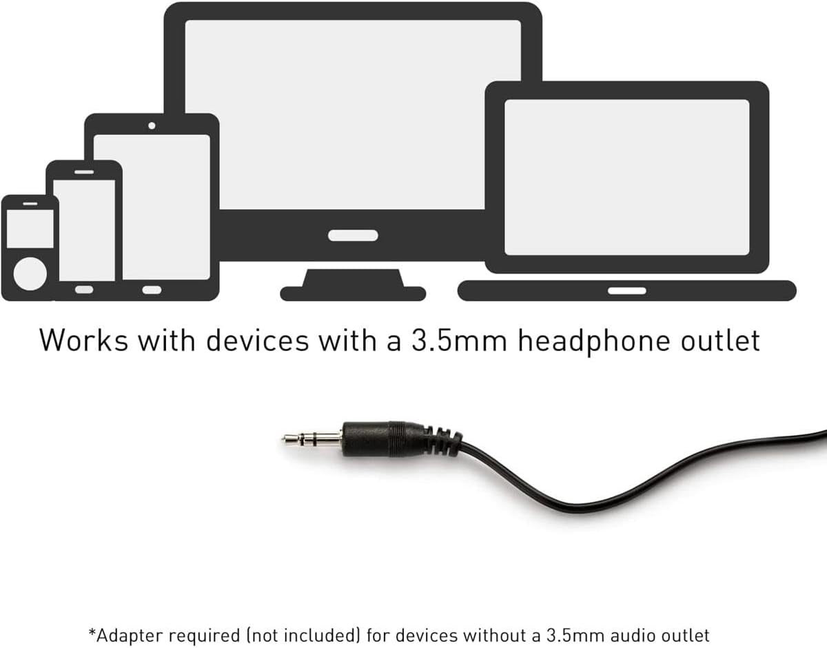 Headphones, Lightweight over the Ear Wired Headphones with Clear Sound and XBS f
