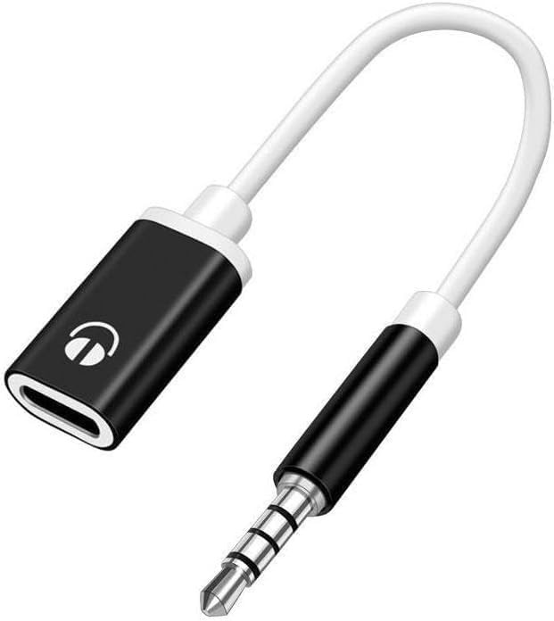 3.5mm Male to USB C Female Audio Adapter, Only Analog Audio Aux Jack Cable for S