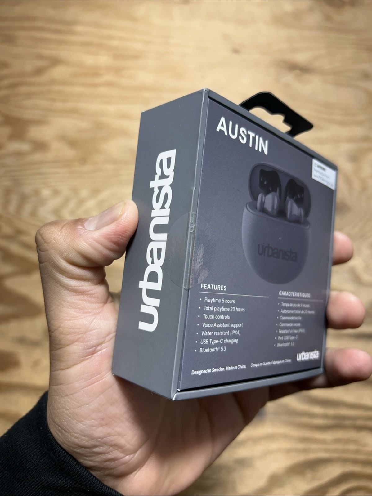 Urbanista Austin True Wireless Earbuds USB-C Biuetooth 5.3 IPX4 Color Storm Gray