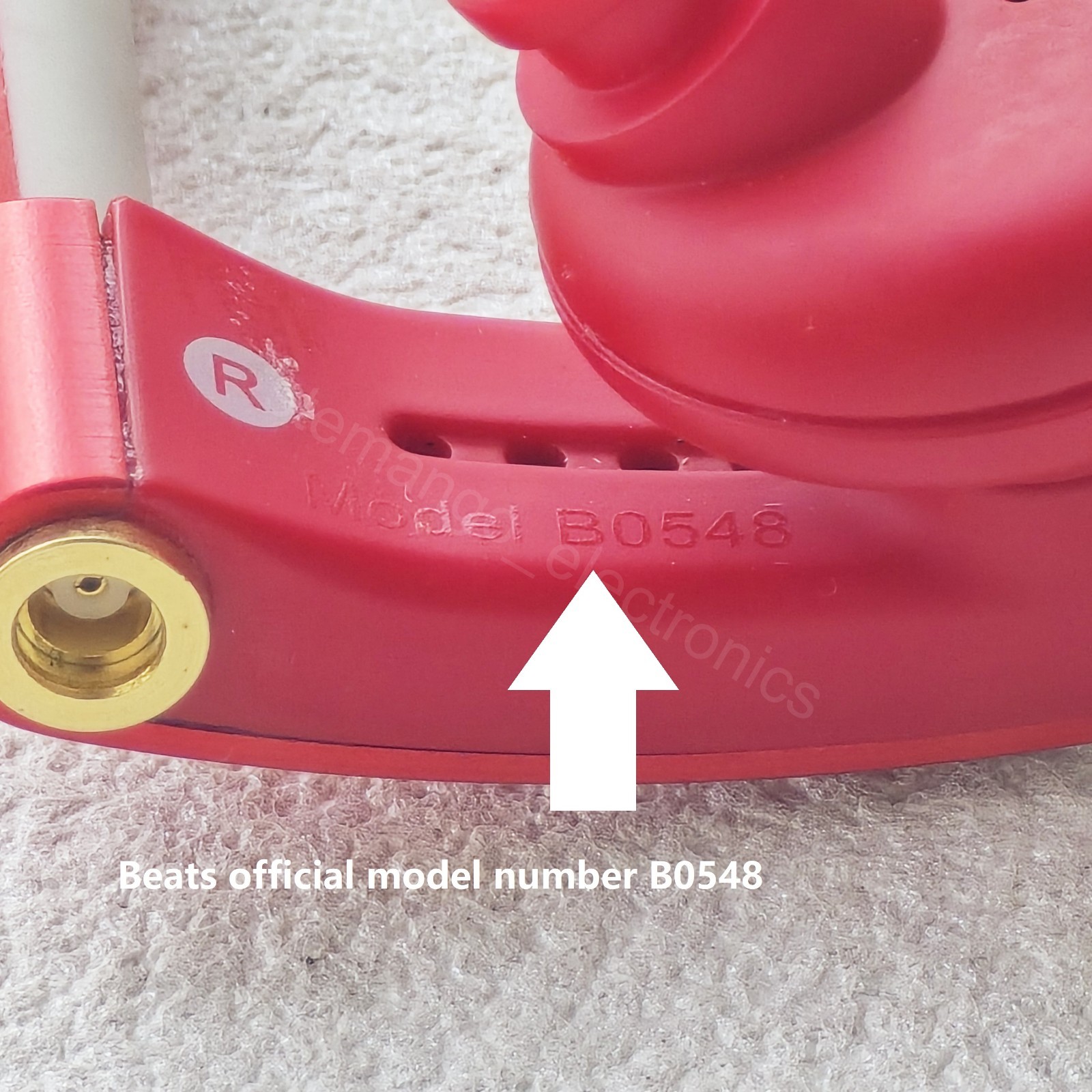 MMCX Mod Wired Earphone w.Authentic Beats Powerbeats 2 B0520 B0548 Heavy Bass