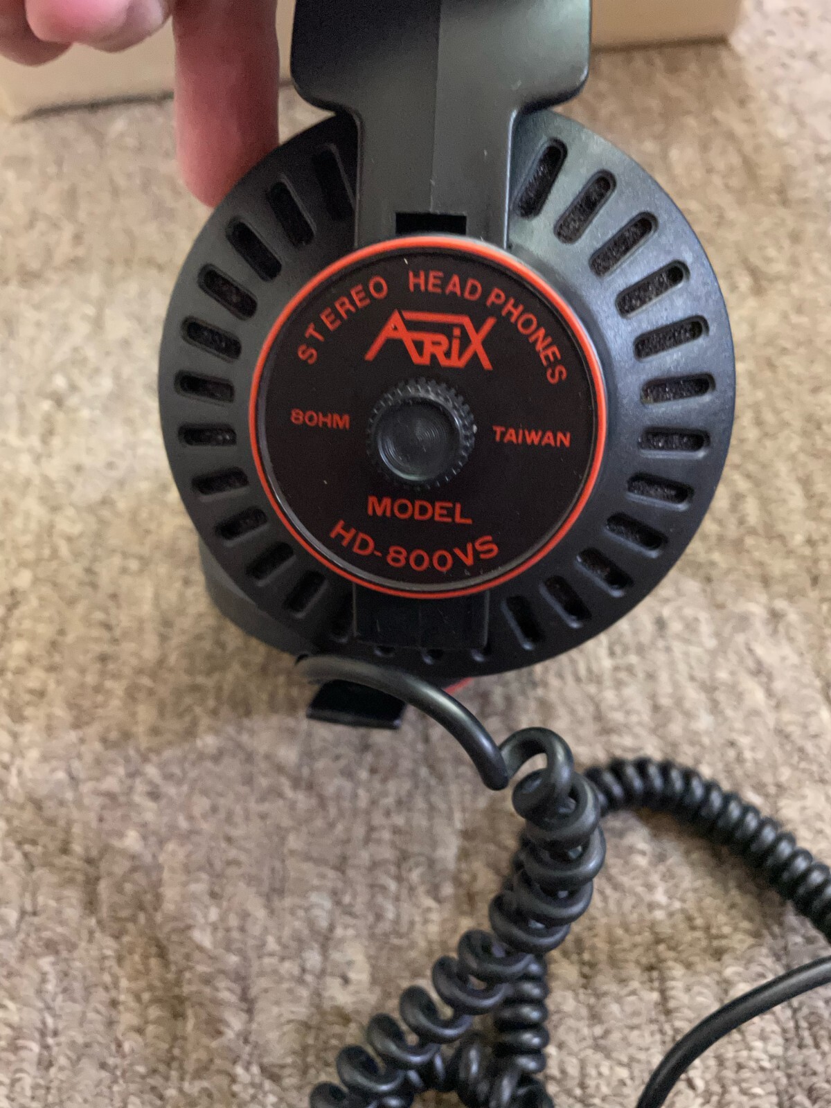 Vintage Arix HD-800VS Over Ear Headphones Made in Taiwan