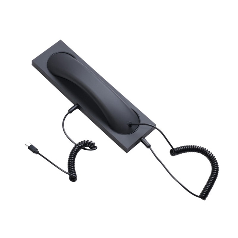 Premium ABS Handset Ergonomic Ease Noise Cancelling for Business Communication