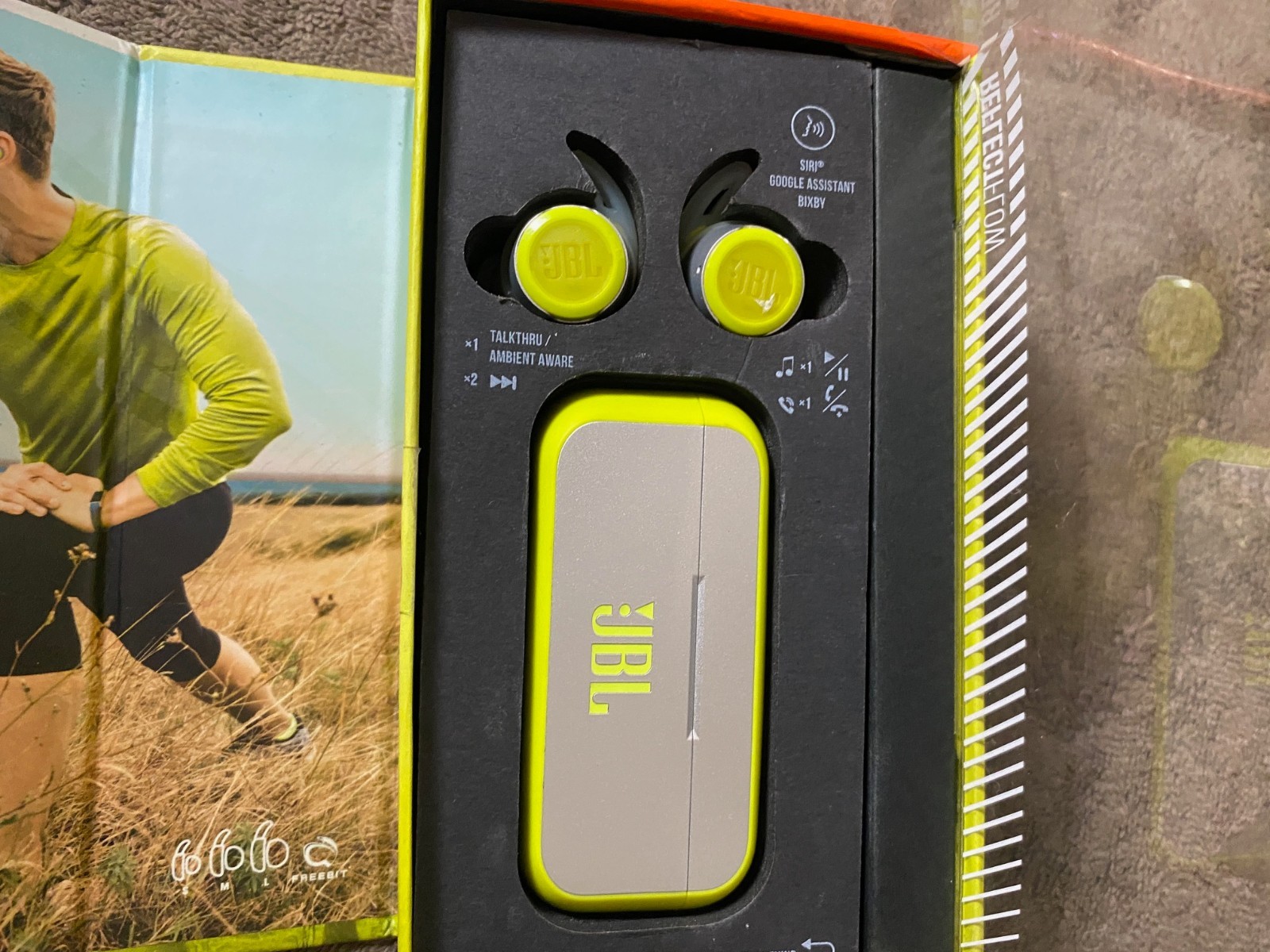JBL Reflect Flow Waterproof True Wireless Bluetooth Sport Earbuds Yellow