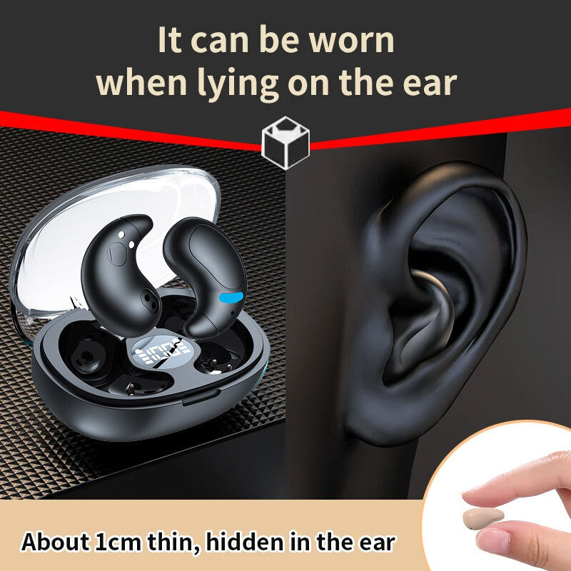 Micro Invisibles Audifonos Bluetooth Inalambricos Para Dormir Ducha Auriculares