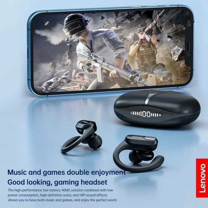 Lenovo XT80 Wireless Headphones Bluetooth 5.4 Earphones True with Mic Button Co