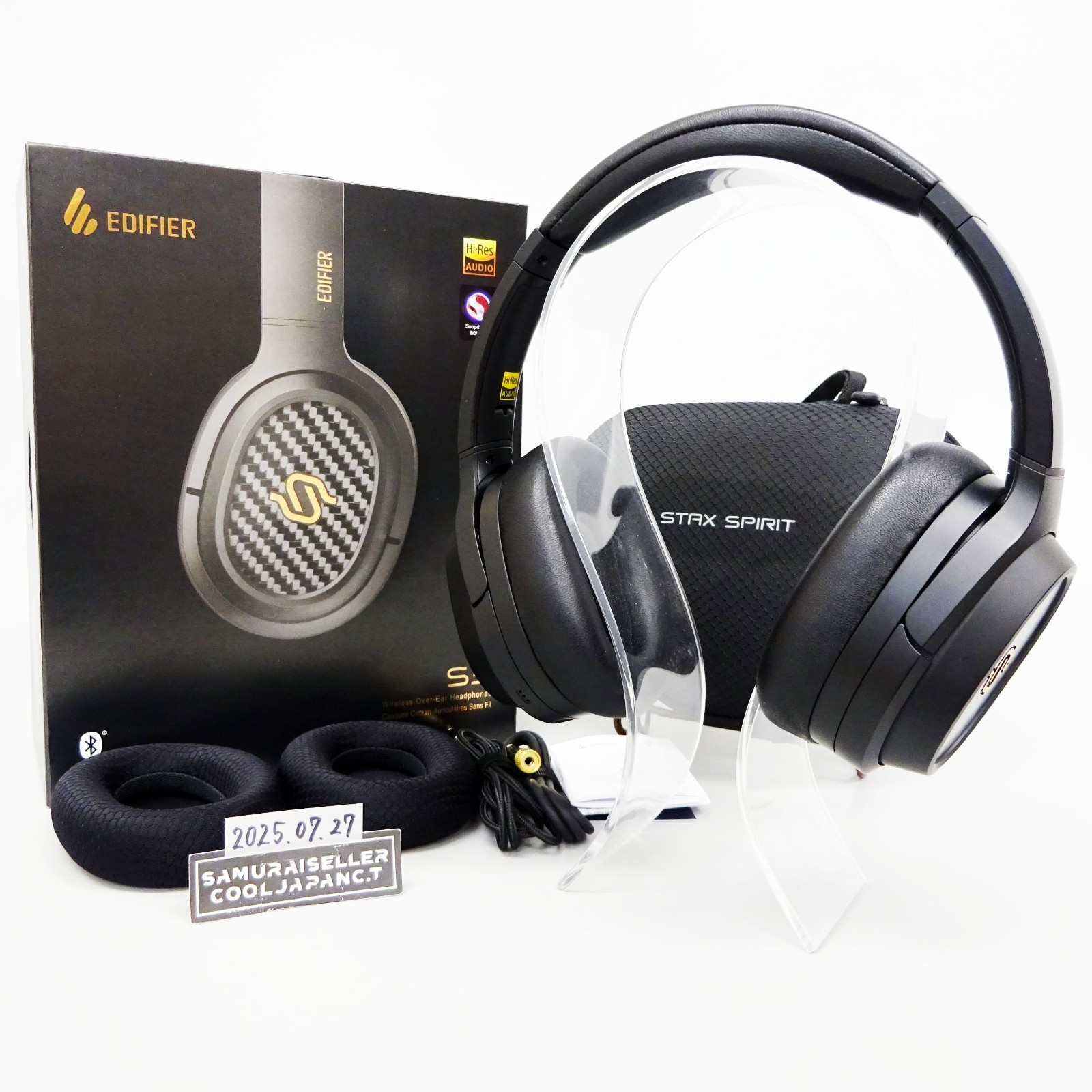 Edifier STax Spirit S3 Over-Ear Headphones Sound Microphone Bluetooth Tested