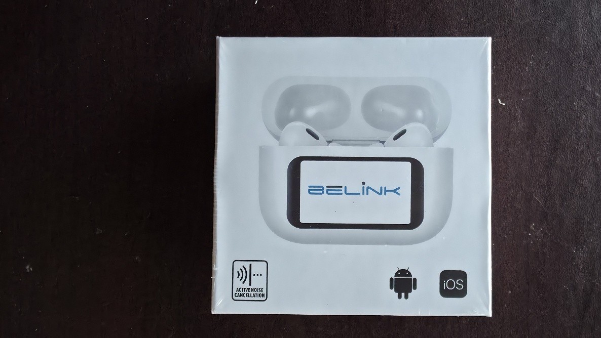 Belink Wireless Earbuds – Smart Touch Screen Case – ANC – New & Sealed