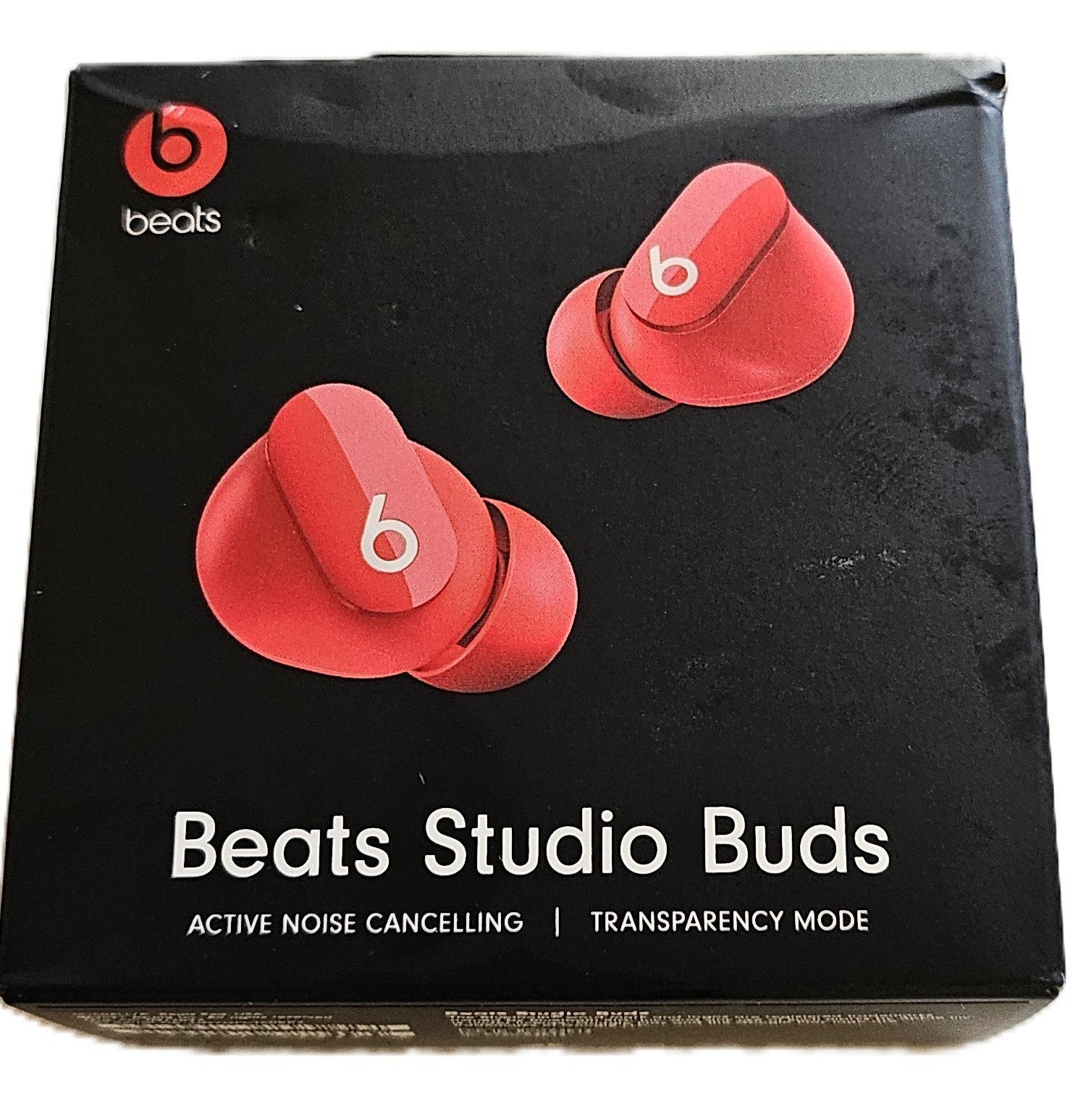 Original Left Side Earbud Replacement For Beats Studio Buds Red with Case OEM