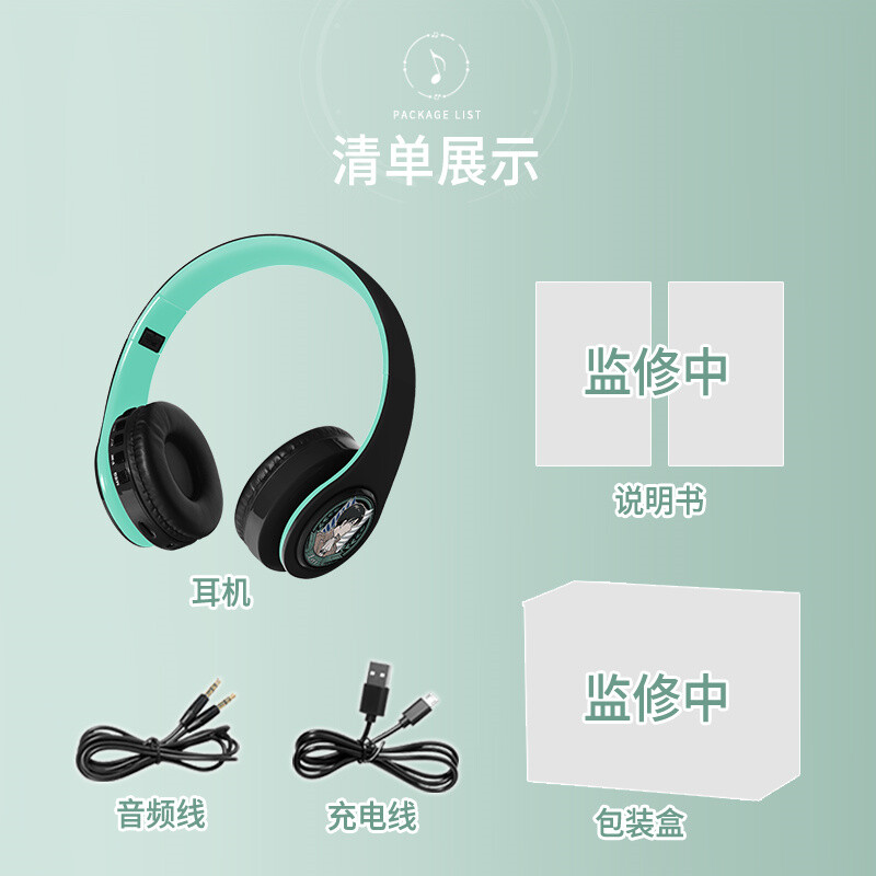 Anime Attack on Titan Levi Ackerman Wireless Bluetooth Earphone Headset Gifts
