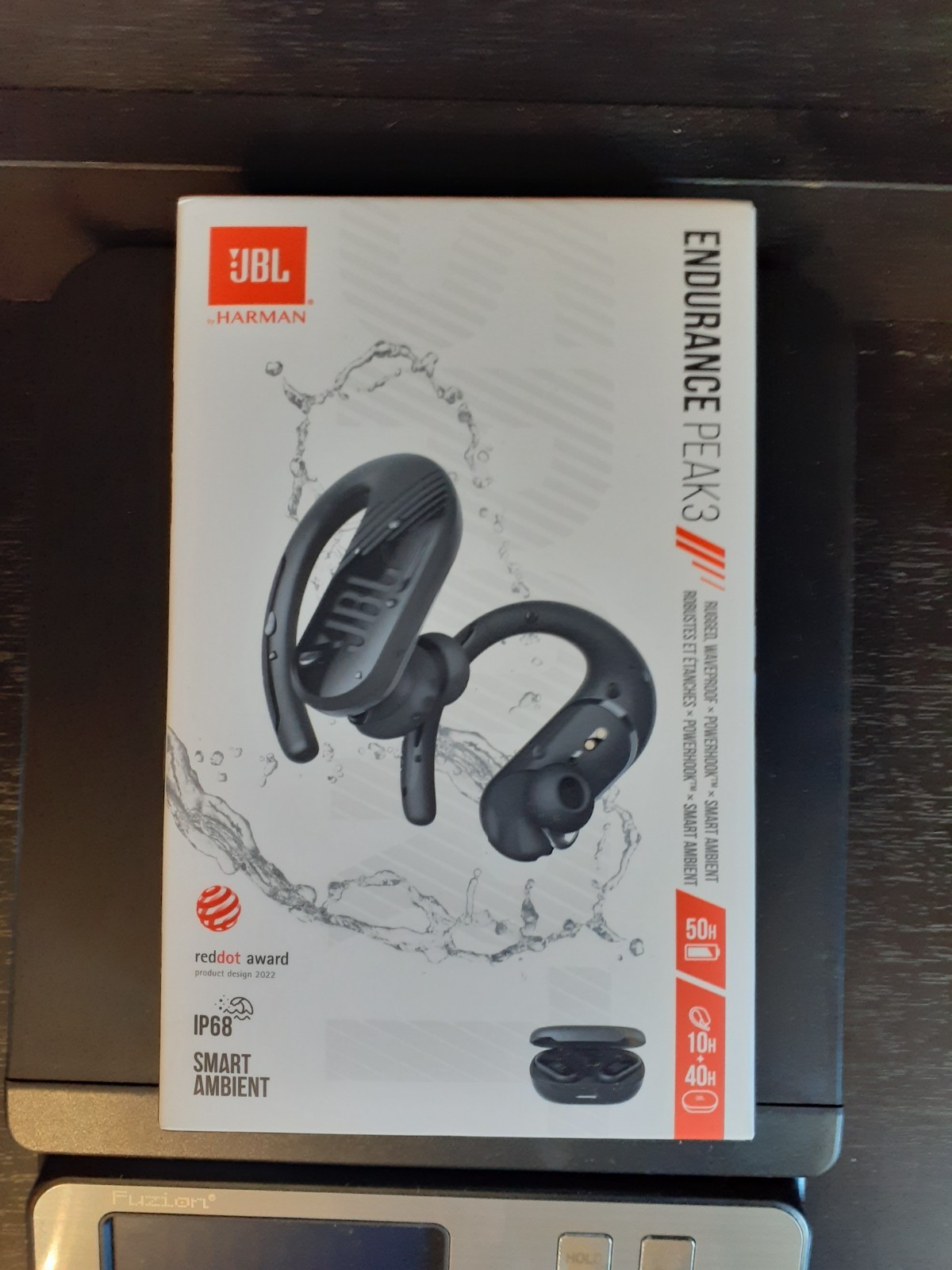 New JBL Endurance Peak 3 True Wireless Bluetooth In-Ear Headphones Black