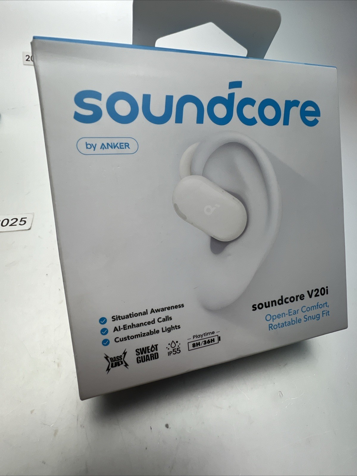Soundcore V20i by Anker Open-Ear Headphones Adjustable Ear Hooks Ultra-Comfort