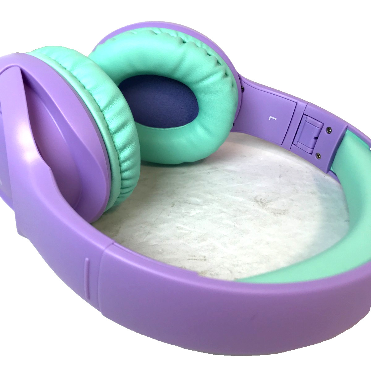 Acer HK03 Kids Wired Headphones On-Ear Headset 3.5mm Jack Foldable Purple Green