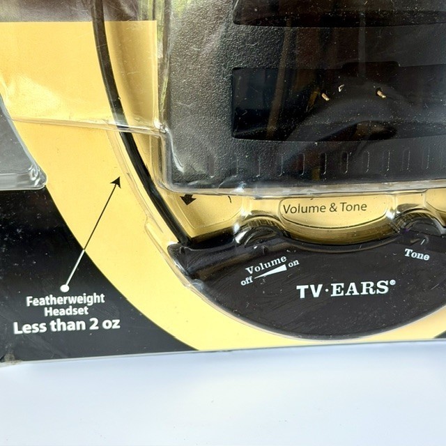 TV EARS 2.3 MHz Wireless Headset 2008 Hearing Aid Device FOR ANALOG TV ONLY