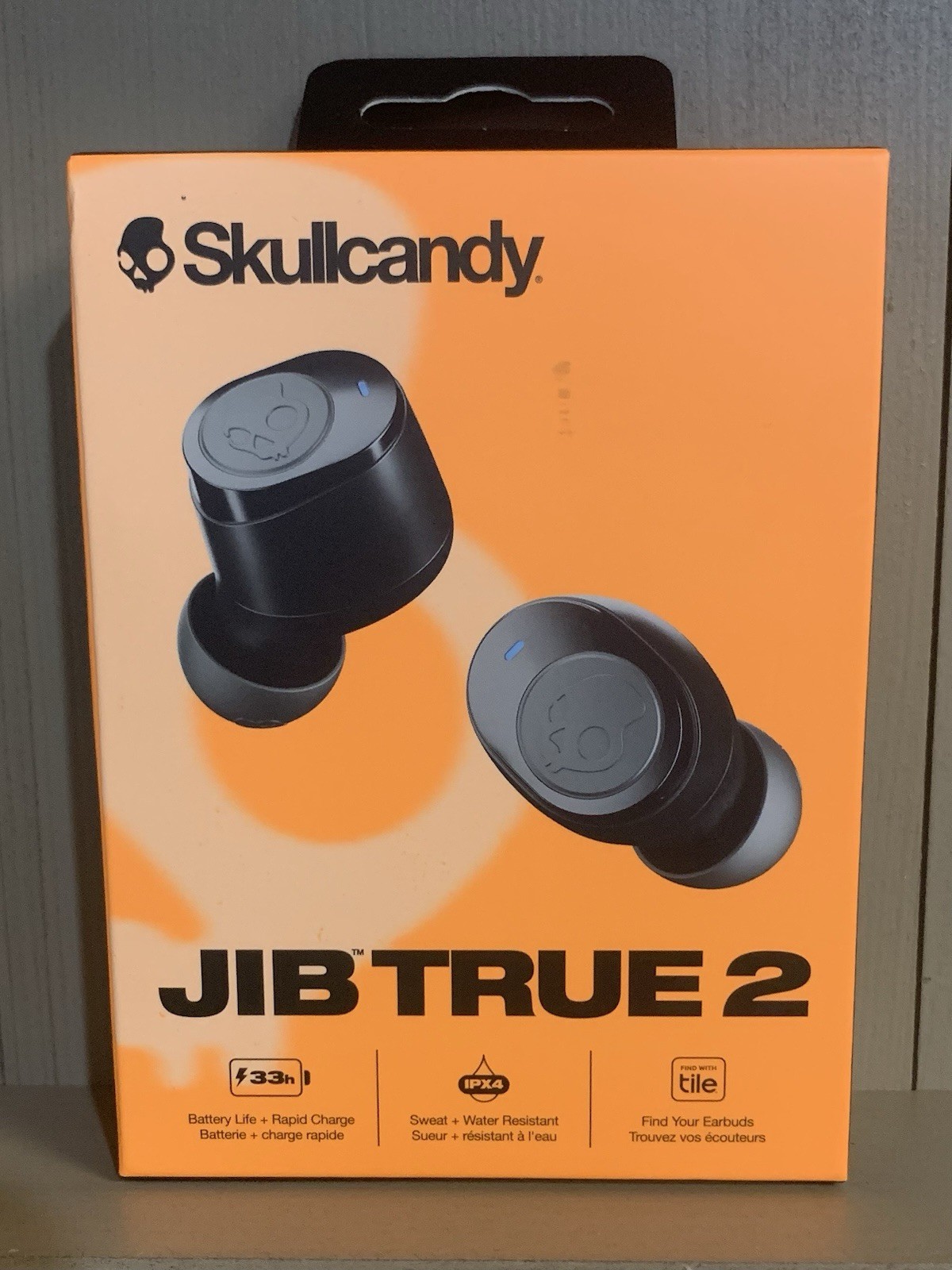 New Skullcandy Jib True 2 Wireless In-Ear Bluetooth Headphones Black S1JTW-P740