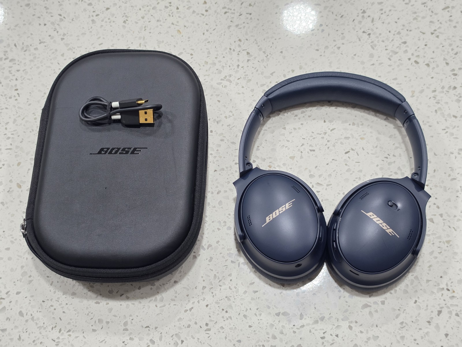 Bose QuietComfort 45 Wireless Noise Cancelling Headphones – Midnight Blue