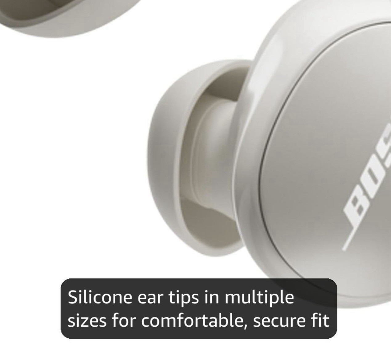 Bose – QuietComfort True Wireless Noise Cancelling In-Ear Earbuds, White SEALED