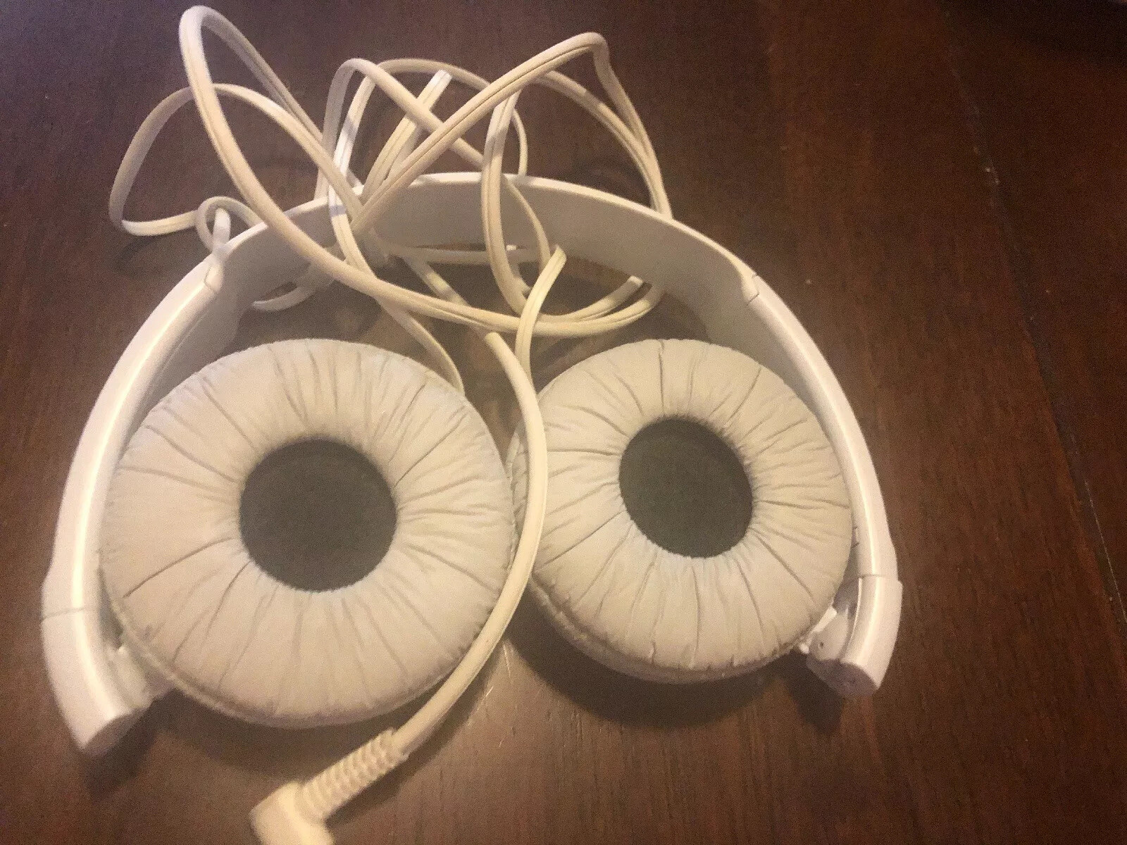 Sony MDR-ZX110 Stereo Monitor Over-Head Headphones White MDRZX110 Fast Ship 55