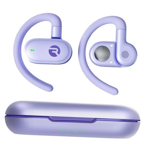 Purple Fitness Earbuds – Wireless Headphones & Headphones – Open Ear Headphones