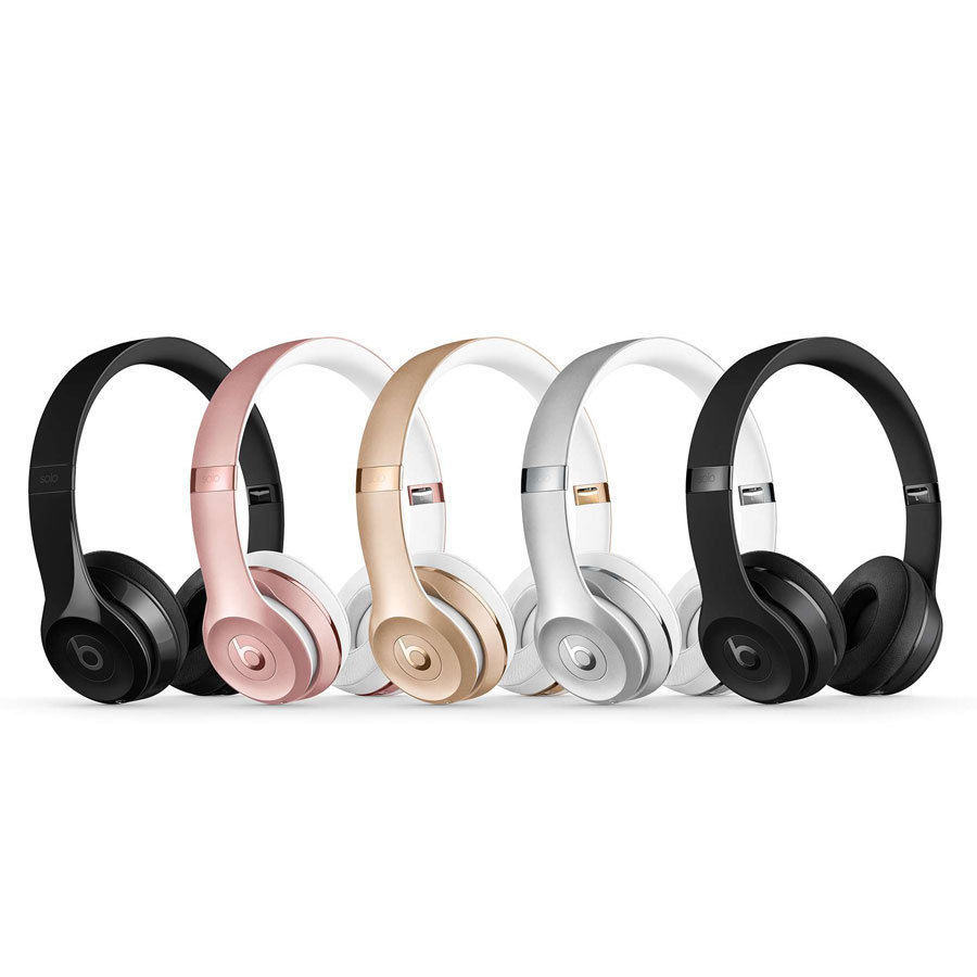 Beats by Dr. Dre Solo3 Wireless Headband Headphones Pick Color Excellent Bundle