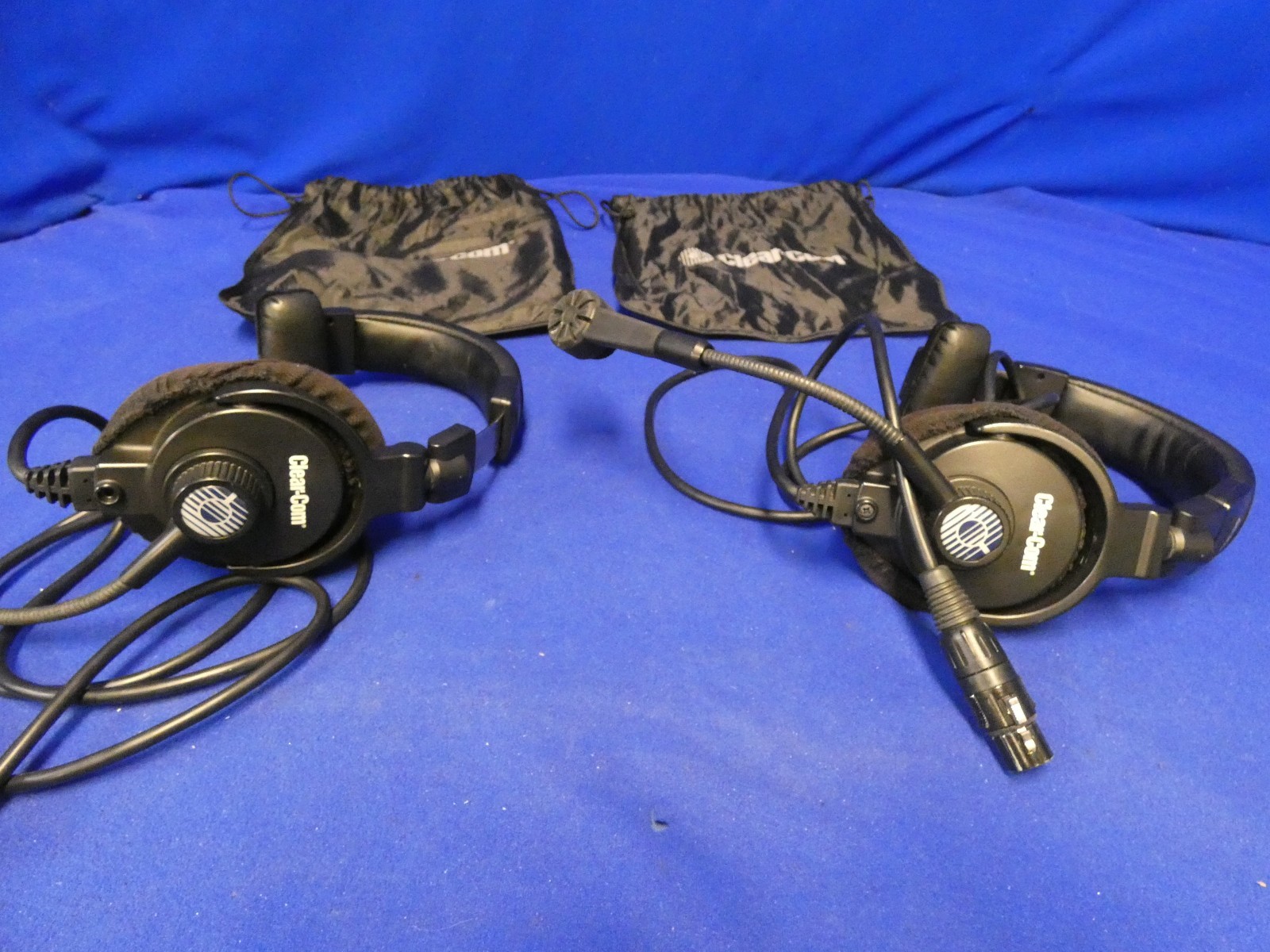 Clear-Com CC-300-X4 Single Ear Headsets QTY 2 (XLR 4-Pin Female Connectors)