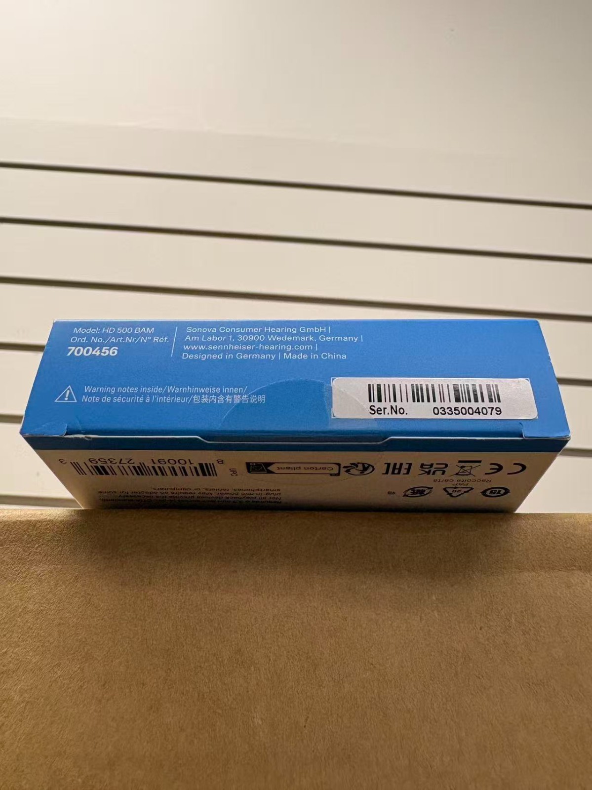 Sennheiser HD 500 BAM Boom Microphone 3.5mm Mute Volume Gaming. NEW
