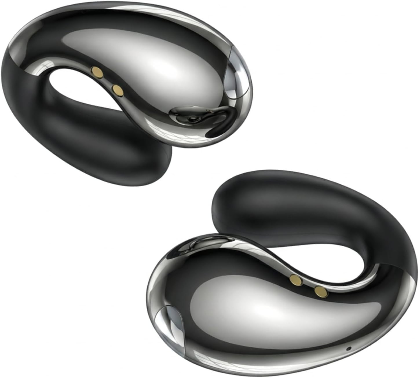 Boytond Ultra Open Ear Earbuds – Comfortable Clip-On Bone Conduction Earbuds, Ov