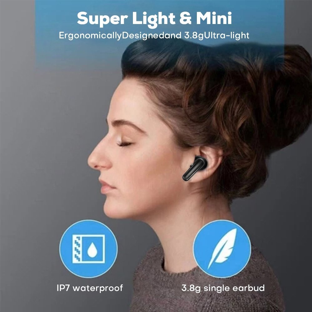 Bluetooth 5.3 Earbuds TWS Wireless Earphones Mini Headphones For i~Phone Android