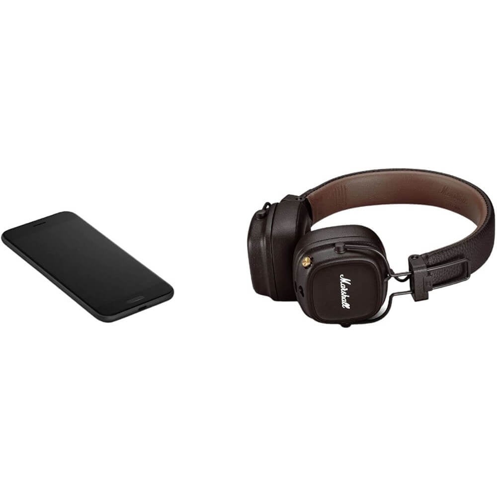 Marshall MAJOR4BTBRW Major IV On-Ear Bluetooth Headphones – Brown