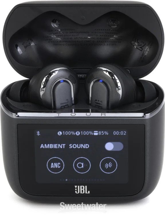 JBL Tour Pro 3 True Wireless Noise-canceling Earbuds – Black