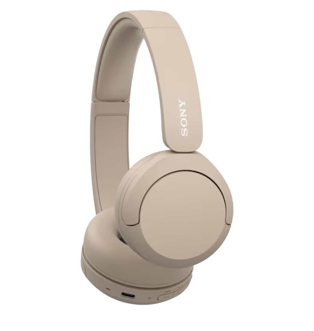 Sony WH-CH520 Wireless Bluetooth On-Ear Headphones Cappuccino Open Box