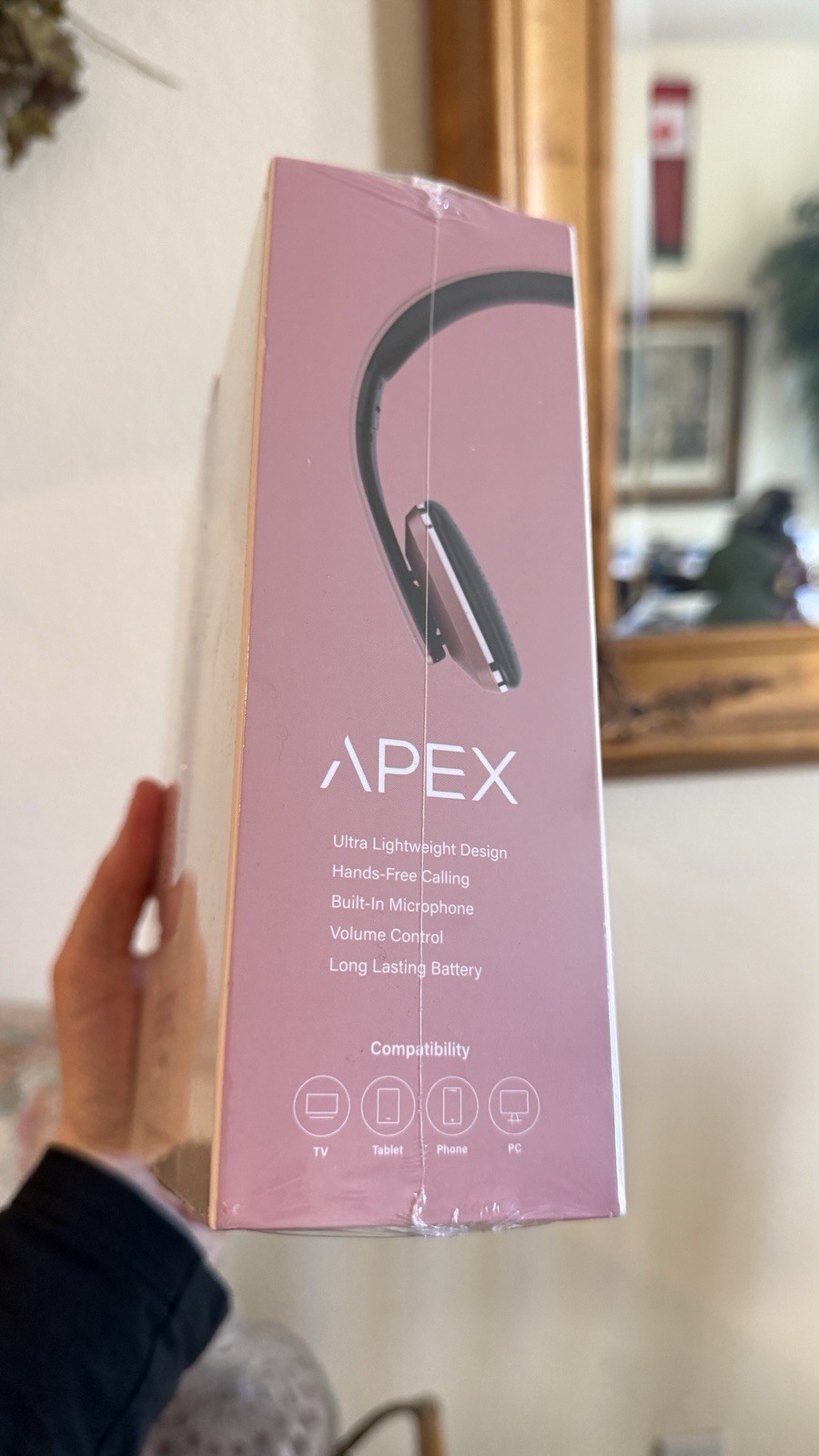 APEX PRO HEADPHONES Rose Gold Bluetooth Wireless Noise Cancelling New Sealed
