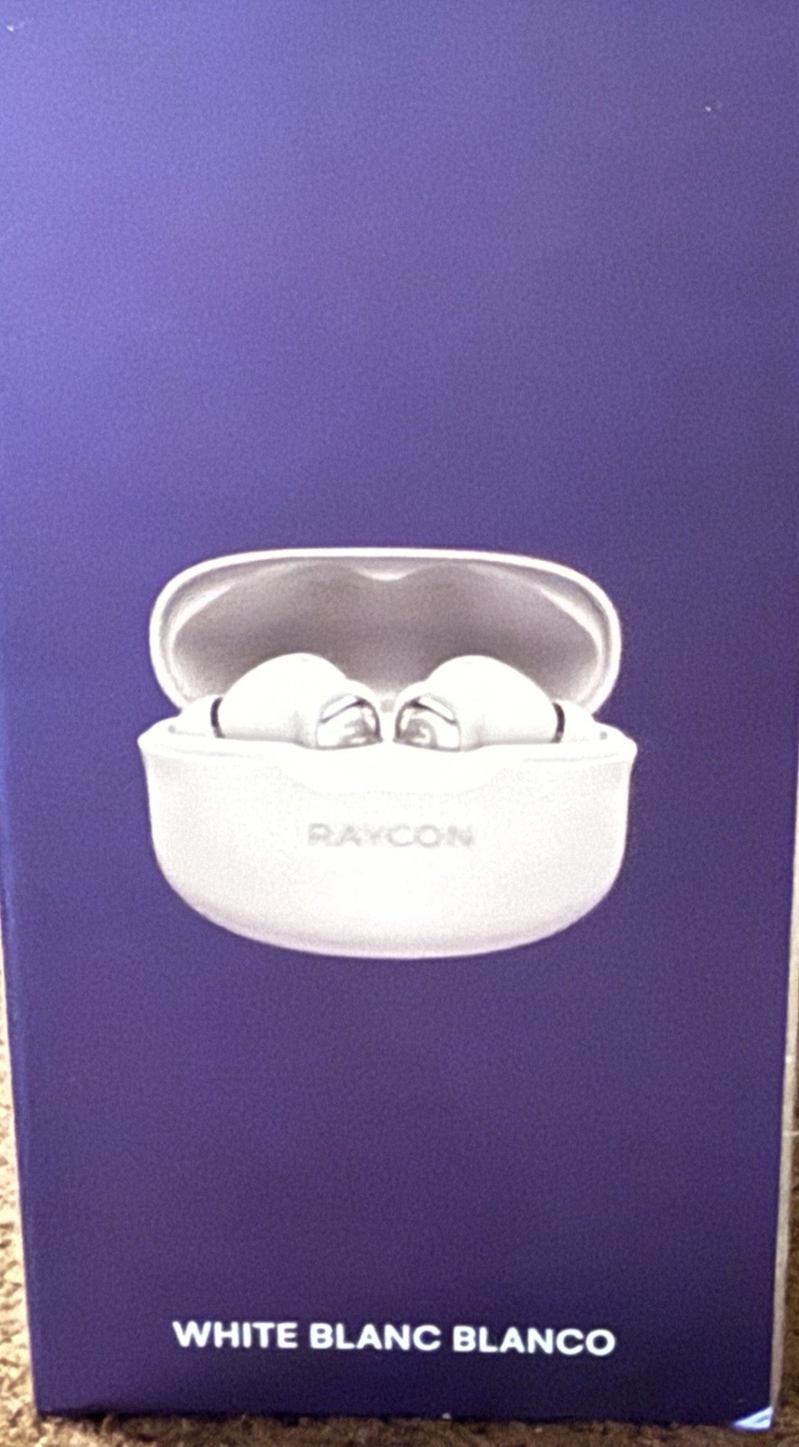 Raycon Everyday Earbuds Pro White Bluetooth In-Ear w/ Case, USB-C Cable