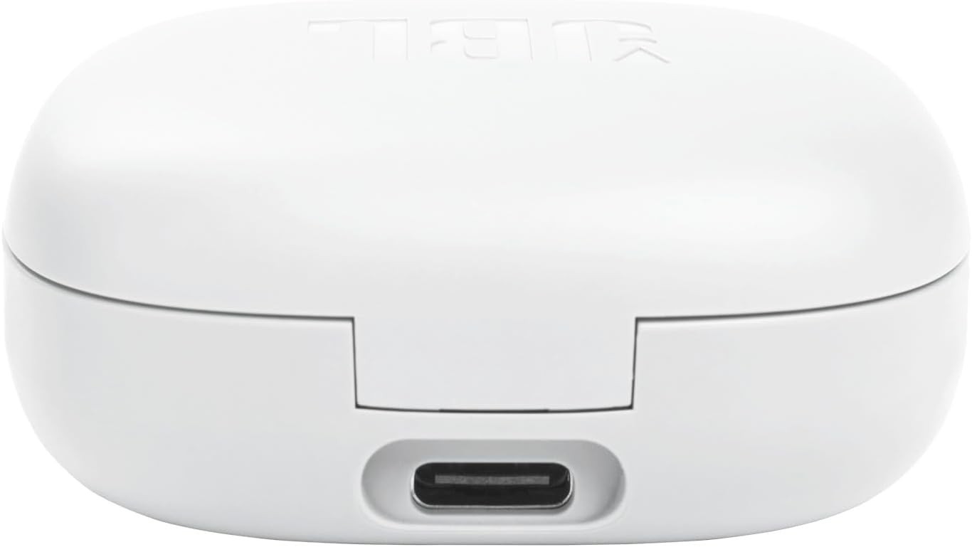 JBL Vibe Beam True Wireless In-Ear Headphones – White (JBLVBEAMWHTAM) – READ